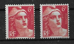 VARIETE DE COULEUR N° 721 ( Clair/ Foncé) NEUF** - Unused Stamps