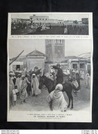 Agente Inglese Lennox Ucciso A Marrakech - Dottor Mauchamp Stampa Del 1907 - Autres & Non Classés