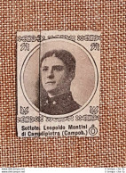 Leopoldo Montini Di Campodipietra (Campobasso) Caduto Prima Guerra Mondiale WW1 - Autres & Non Classés