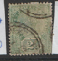 Jamaica  1889   SG  28a  2d  Deep Green  Fine Used - Jamaica (...-1961)