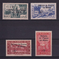 D 782 / COLONIE MAROC / LOT N° 200/203 NEUF* COTE 22€ - Ungebraucht