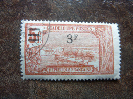 1927  Pointe à Pitre Surchargé  3F  Sur 5F     Y&T= 96      TBE - Used Stamps