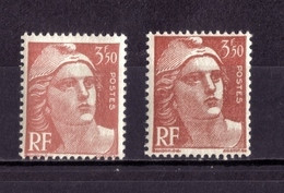 VARIETE DE COULEUR N° 716B (clair Et Foncé) NEUF** - Unused Stamps