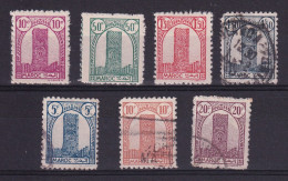 D 782 / COLONIE MAROC / LOT N° 204A/222A 2EME TIRAGE NEUF**/*/OBL COTE 150€ - Unused Stamps