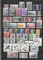 MONACO ENTRE N° 252 ET 680 (YT) 47 TIMBRES OBLITERES COTE YT 55 EUROS - Collections, Lots & Séries