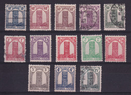 D 782 / COLONIE MAROC / LOT N° 205B/221B 3EME TIRAGE NEUF**/*/OBL COTE 116€ - Unused Stamps