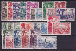 D 782 / COLONIE MAROC / LOT N° 246/265A NEUF**/* COTE 23.25€ - Unused Stamps