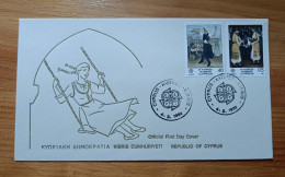 CHIPRE EUROPA CEPT 1981 FDC/SPD MNH - Storia Postale