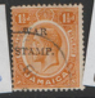 Jamaica  1917   SG  74  1.1/2d  Overprinted WAR TAX  Fine Used - Giamaica (...-1961)