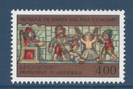 Andorre Français - YT N° 422 ** - Neuf Sans Charnière - 1992 - Unused Stamps