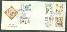 Monaco FDC 599/606 TB Nations Unies - FDC