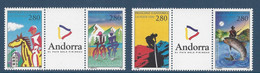 Andorre Français - YT N° 447 à 450 B ** - Neuf Sans Charnière - 1994 - Neufs