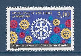 Andorre Français - YT N° 500 ** - Neuf Sans Charnière - 1998 - Neufs