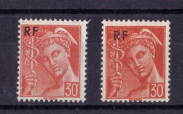 VARIETE DE COULEUR N* 658 ( Rouge Clair Et Rouge Fonçé) NEUF** - Unused Stamps