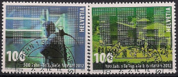 2012 Schweiz   Mi. 2246-7 FD-used   500 Jahre Tellspiele Altdorf Und 100 Jahre Tellspiele Interlaken. - Used Stamps
