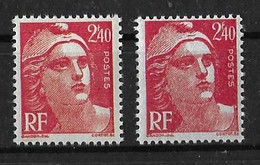 VARIETE DE COULEUR N° 714 (rouge Clair/rouge Foncé) NEUF** - Unused Stamps