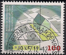 2012 Schweiz   Mi. 2254 FD-used   100 Jahre Amtliche Vermessung. - Used Stamps