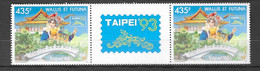 Wallis-et-Futuna N° 454A** Neuf Sans Charnière Le Triptyque - Unused Stamps