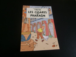 BELLE ILLUSTRATION.."LES AVENTURES DE TINTIN....LES CIGARES DU PHARAON"...par HERGE - Bandes Dessinées