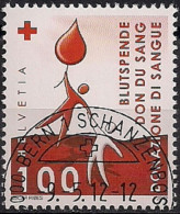 2012 Schweiz   Mi. 2256 FD-used  Blutspendekampagne - Usati