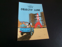 BELLE ILLUSTRATION.."LES AVENTURES DE TINTIN....OBJECTIF LUNE"...par HERGE - Comics