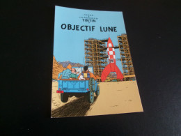 BELLE ILLUSTRATION.."LES AVENTURES DE TINTIN....OBJECTIF LUNE"...par HERGE - Bandes Dessinées