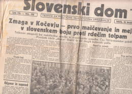 SLOVENIJA  KOČEVJE  GOTTSCHEE   TEDNIK   SLOVENSKI DOM  18.12-1943 - 1939-45