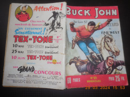 Buck John N°89 Année 1957 Em - Piccoli Formati