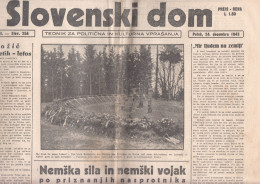 SLOVENIJA   DOMOBRANSKI     TEDNIK   SLOVENSKI DOM   24.12-1943 - 1939-45