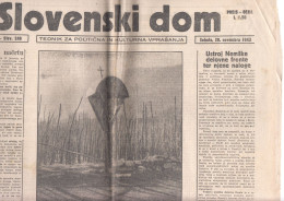 SLOVENIJA   DOMOBRANSKI     TEDNIK   SLOVENSKI DOM   20.11-1943 - 1939-45