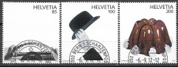 2012 Schweiz   Mi. 2265-7 FD-used   50 Jahre Pop Art - Oblitérés