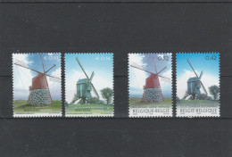 Belgium - Portugal - 2002 - Windmills / Joint Issue / 2 Sets MNH(**) - Moulins