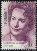 Roumanie 2018 Oblitéré Used Sofia Ionescu Ogrezeanu Neurochirurgien Y&T RO 6307 SU - Used Stamps