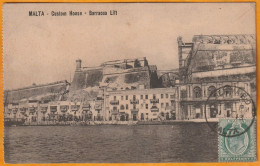 1913 - MALTA - GB - KEVII - Postcard From SLIEMA To OSAKA 大阪市, 日本 , JAPAN - Halfpenny Green - Malta (...-1964)