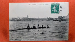 CPA (49) Angers. La Maine, En Reculée. Aviron. Quatre Barré.  Animation. (5A.n°2170) - Canottaggio