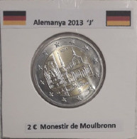 2 Euros Alemania / Germany  2013 Baden-Württemberg  J Sin Circular - Allemagne