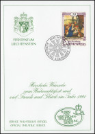 Liechtenstein 1006 Weihnachten - Grußkarte Zum Jahreswechsel 1991 - Cartes-Maximum (CM)