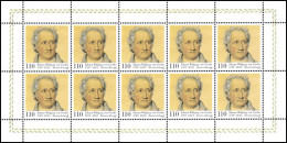 2073 Johann Wolfgang Von Goethe - 10er-Bogen ** - 1991-2000