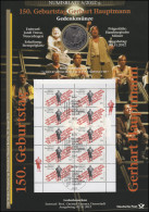 2963 Schriftsteller Und Dramatiker Gerhart Hauptmann - Numisblatt 5/2012 - Sobres Numismáticos