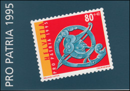 Schweiz Markenheftchen 0-100, Pro Patria Volkskunst Truhenschloss 1995, ** - Postzegelboekjes