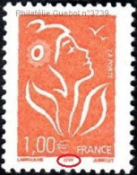 France Marianne De Lamouche N° 3739 ** Le 1.00€ Orange (ITVF) - 2004-2008 Marianne Van Lamouche