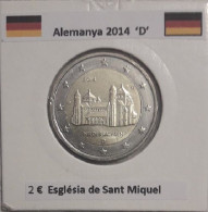 2 Euros Alemania / Germany  2014 Niedersachsen  D,G O J Sin Circular - Duitsland