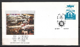 INDE. N°615 Sur Enveloppe 1er Jour (FDC) De 1980. Foire Du Livre. - FDC