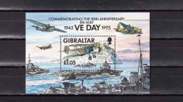 SA04 Gibraltar 1995 The 50th Anniversary Of Capitulation Of Germany Minisheet - Gibraltar