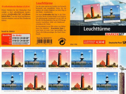 Germany - 2004-05 - German Lighthouses - Graiswalder Oie And Brunsbuttel - Mint Self-adhesive Stamp Booklet - 2001-2010