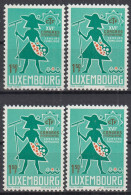 ⁕ LUXEMBOURG 1967 ⁕ Congress Of Gardening Mi.756 ⁕ 4v MNH - Unused Stamps