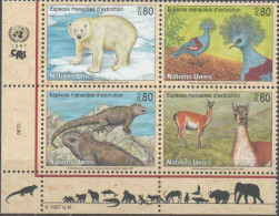 Nations Unies-U.N.  Genève Espèces Menacées- Endangered Animals 1997  XXX - Unused Stamps