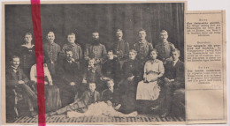 Oorlog Guerre 14/18 - Famille Familie Ludwig Fleck De Dromersheim - Orig. Knipsel Coupure Tijdschrift Magazine - 1916 - Non Classés