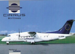 CIRRUS AIRLINES Dornier 328 Postcard - Airline Issue - 1946-....: Ere Moderne