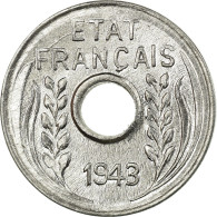 Monnaie, FRENCH INDO-CHINA, Cent, 1943, SPL+, Aluminium, KM:26 - Autres & Non Classés